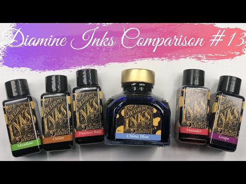 Diamine Ink Comparison #13