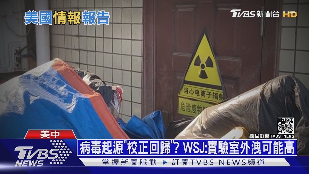 病毒起源「校正回歸」? WSJ:實驗室外洩可能高