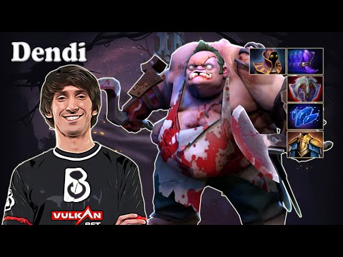 Dendi - Pudge Offlane with Eurus Queen of Pain | Dota 2 7.30e Gameplay