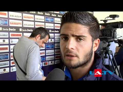 Gubbio-Pescara 0-2, le interviste . Sansovini ed Insigne (att. Pescara), Ciofani (att. Gubbio)