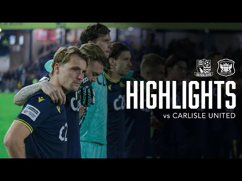 Highlights: Southend United 1-2 Carlisle United