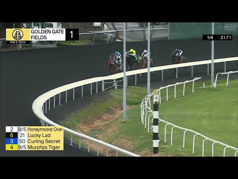 Torpedo Away Wins Race 1 on February 3, 2023 at Golden Gate Fields