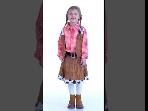 Acquista online costume da cowgirl texana infantile
