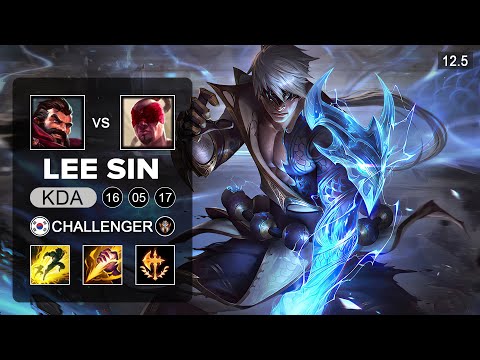 Lee Sin Jungle vs Graves - KR Challenger - Season 12 Patch 12.5
