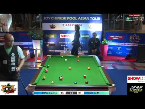 Dechawat Poomjaeng VS Mohd Aliff - 2019 Joy Chinese Pool Asian Tour Thai Open
