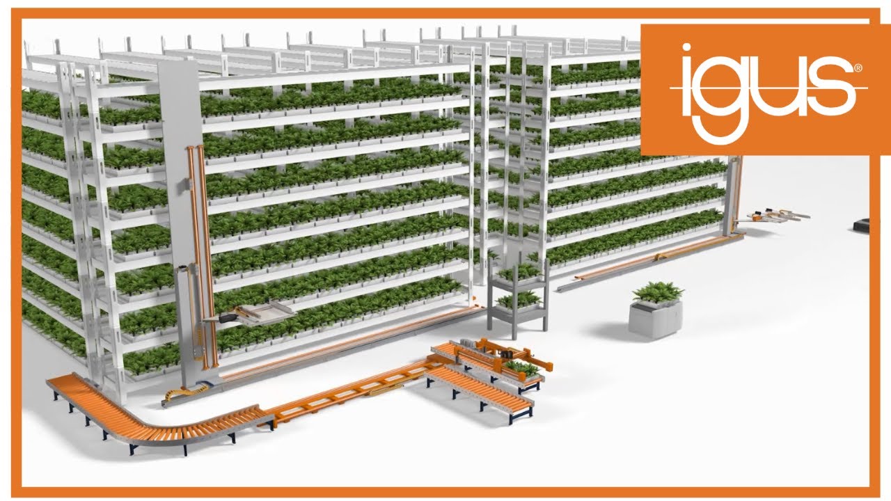 Soluções igus® em fazendas verticais do futuro!