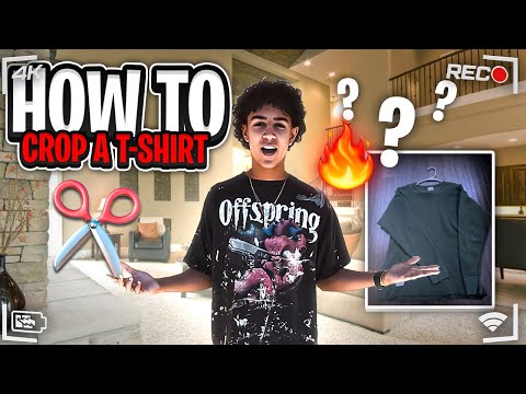 HOW TO: Crop a T-Shirt Tutorial | Men's Fashion & Streetwear