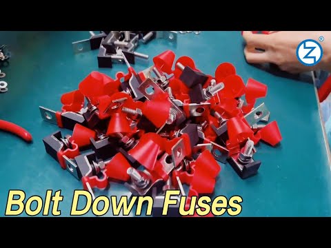Battery Marine Bolt Down Fuses Ceramic PES Housing With Stud Mount