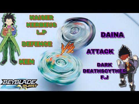 TEAM MATES: Kaiser Kerbeus.L.P Vs Dark Deathscyther.F.J | Kensuke Vs Daina | BURST BATTLE |