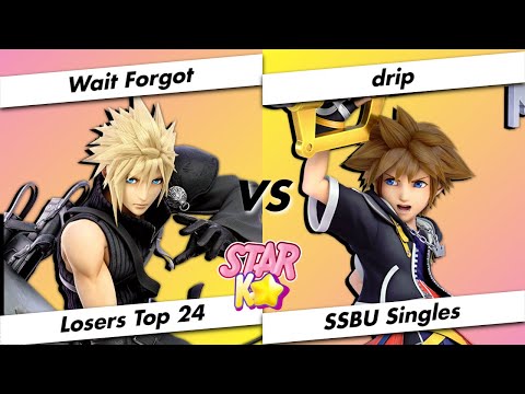 Star K.O. 2 Losers Top 24 - Wait Forgot (Cloud) Vs. drip (Sora) - SSBU