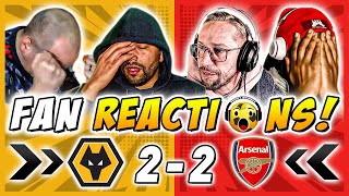 Download lagu Arsenal Fans DEVASTATED 😫 Reactions to Wolves 2-2 Arsenal | Premier League Fan Reactions mp3