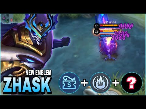 Zhask Best Build And Emblem - 100% Unstoppable - Build Top 1 Global Zhask ~ MLBB
