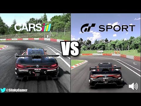 Gran Turismo Sport vs Project CARS - Renault R.S. 01 @ Nurburgring - Graphics and sound multicam