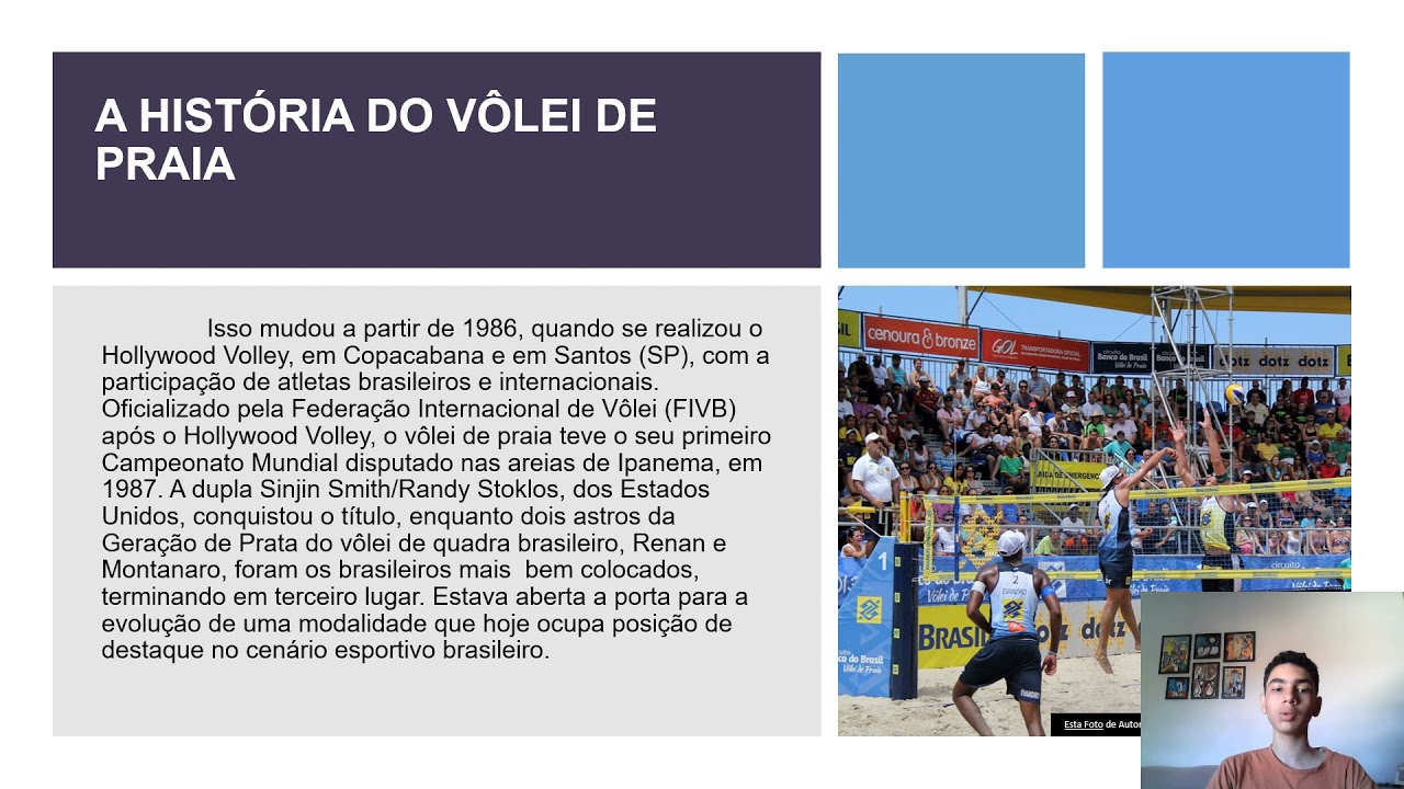 A História do Vôlei de Praia