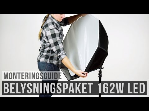 Belysningspaket 162W LED - Monteringsguide
