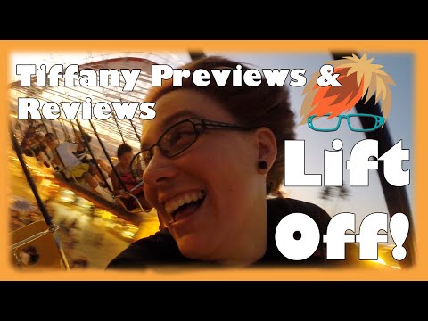 Tiffany Reviews Lift Off! – while riding a roller coaster