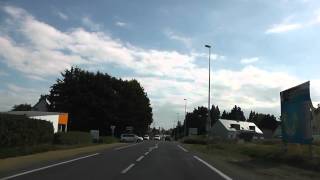 preview picture of video 'Driving Along Avenue des Rosaires & Avenue Henri Barbusse, Plérin, Brittany, France 10th August 2013'