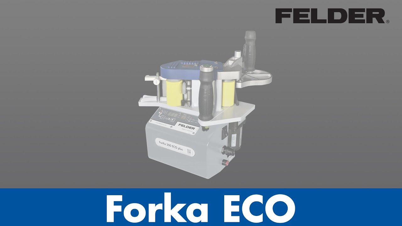 Vídeo do produto Coladeira de Bordas Manual Portátil Felder ForKa 200 Eco Plus