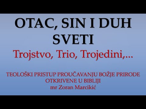OTAC, SIN I DUH SVETI  Nebeski Trio ili pagansko trojstvo:Teološki pristup proučavanju Božje prirode