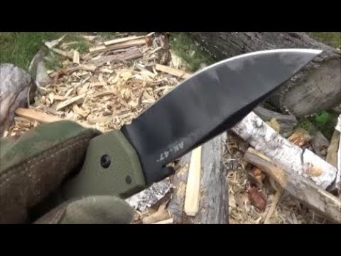 Cold Steel AK-47 Folding Knife Review (CTS-XHP Model) Video