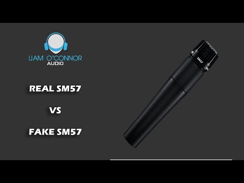Comparing Fake Chinese SM57 with a Real one