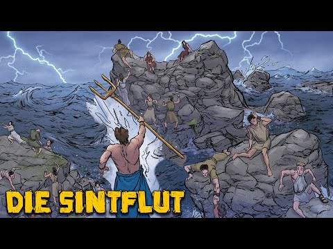 The Great Flood of Greek Mythology - History and Mythology Illustrated