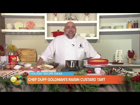 Holiday recipe ideas - Chef Duff Goldman’s raisin custard tart