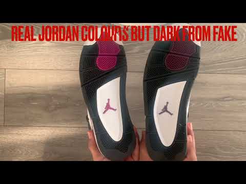Air Jordan 4 PSG Real Vs Fake