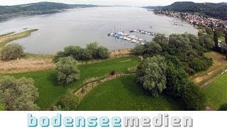 preview picture of video 'Bodensee360.com: Luftbild-Drone: Bodman - Bodensee, 20.05.2014'