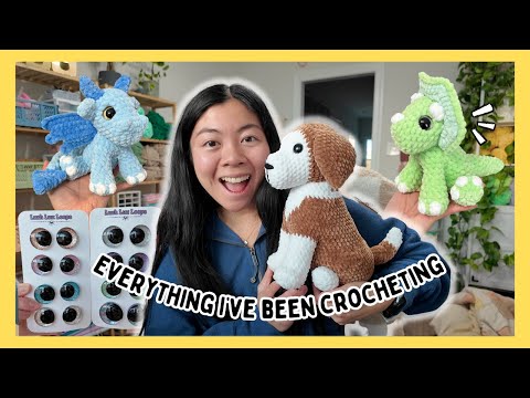 Everything I've Been Crocheting ⭐️ Latest Makes, New Patterns, & Happy Mail 💌 Crochet Studio Vlog