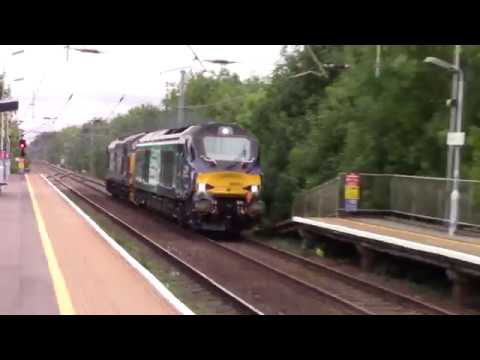 DRS 68001 storms through Diss hauling 37425 5/9/17