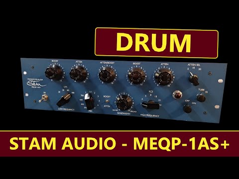 STAM AUDIO - MEQP-1AS+ ON DRUMS - NO TALK