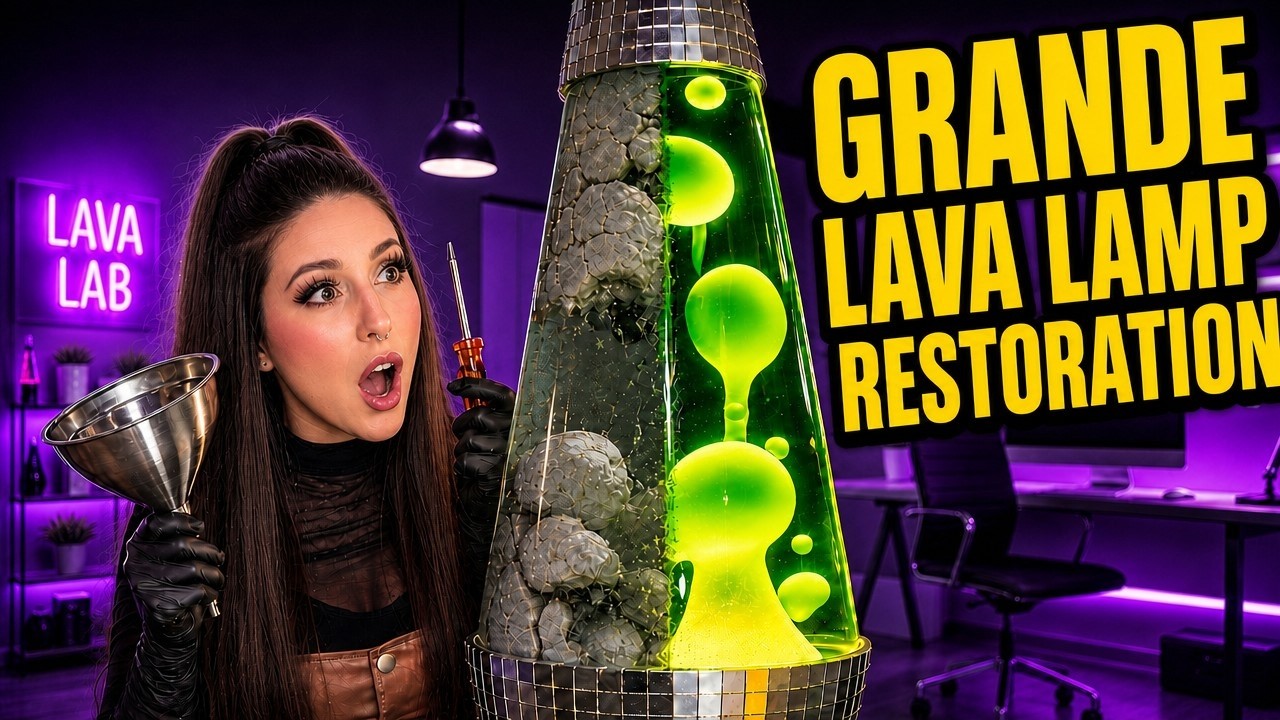 Lava lamp restoration video thumbnail