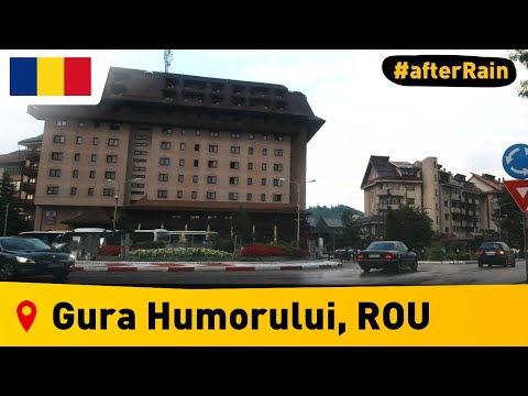 🔴 Romania • Gura Humorului 🇷🇴 【1080p HD】Driving in Gura Humorului, Suceava