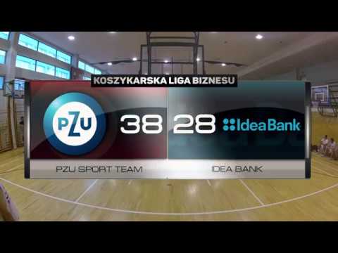 PZU Sport Team vs Idea Bank - X kolejka - Warszawa - Koszykarska Liga Biznesu