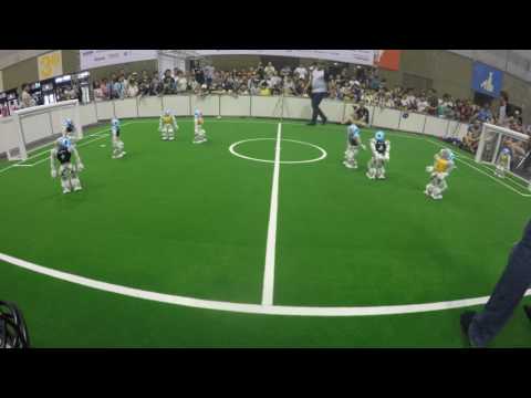 B-Human vs. NaoDevils - RoboCup 2017 - SEMI FINAL - 1stHalf