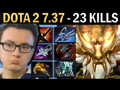 Monkey King Dota 2 7.37 Miracle with 23 Kills and Harpoon - TI13