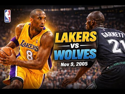 11/09/2005 Los Angeles Lakers vs. Minnesota Timberwolves Kobe Bryant full game