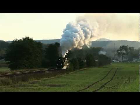Plandampf Dampf trifft Kies 2010 Sa 9.10. 3 Loks mit 2500 t Kies_düber50pscharfz.avi