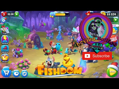 Fishdom - Level 4296 - 4300 - Aquarium Crystal Cave - Gameplay
