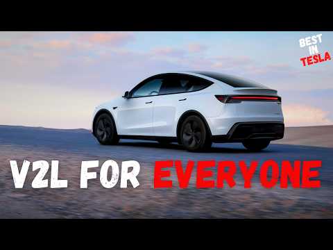 FINALLY : V2L for ALL Tesla's.....and I do mean ALL!
