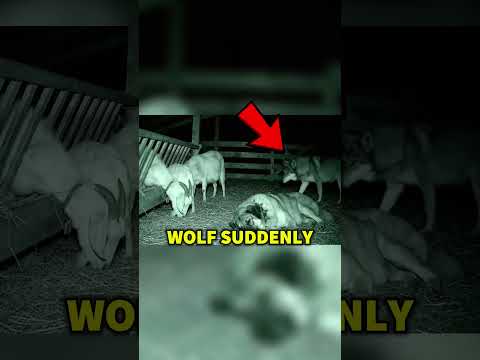 What Happens When a Wolf Sneaks Up on a Sleeping Kangal?
