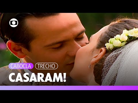 Neco and Belinha get married in a moving ceremony! | Cabocla | TV Globo