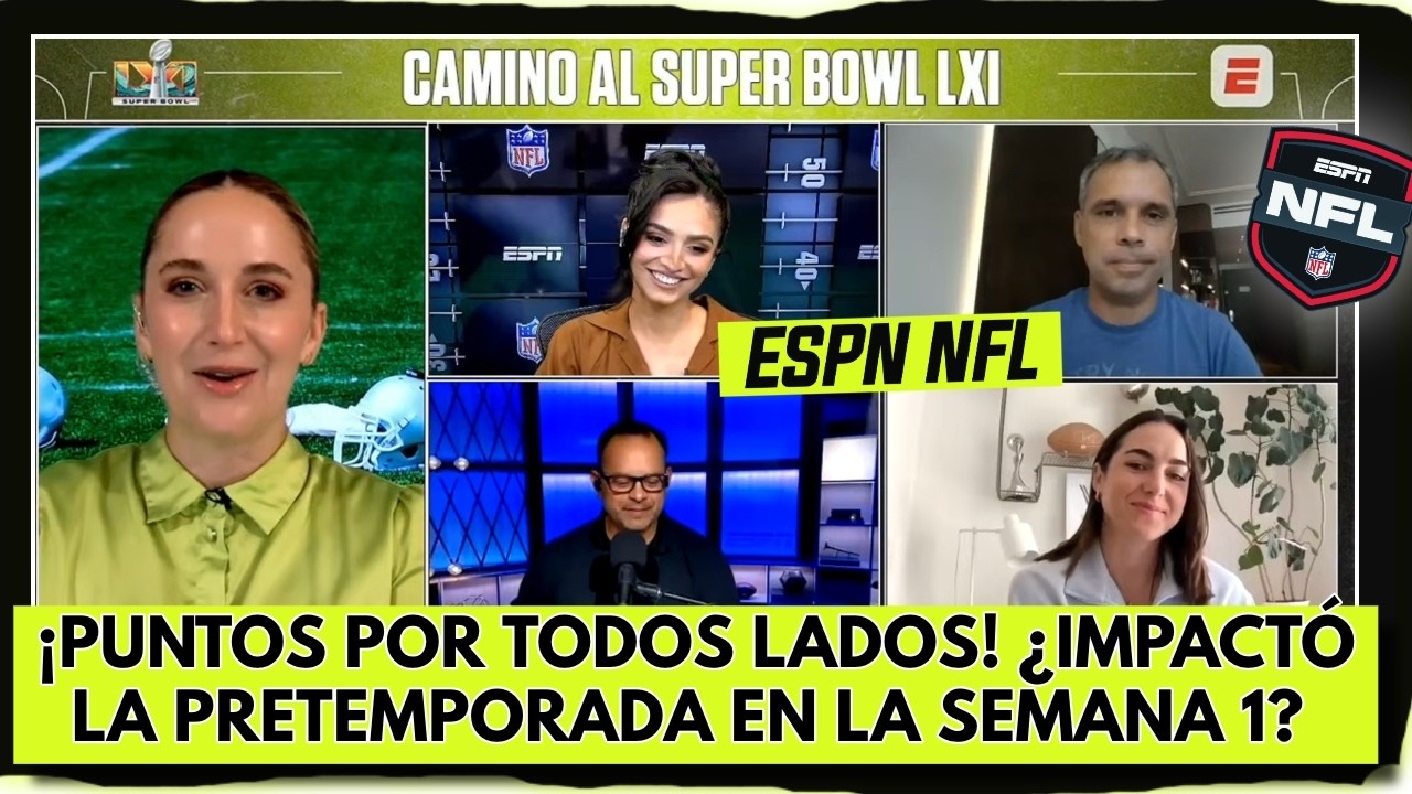 LA SEMANA 1 fue UNA FIESTA de PUNTOS por culpa de LAS MALAS DEFENSAS y la PRETEMPORADA | ESPN NFL