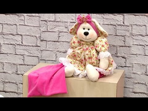 Boneca Cachorrinha Porta Pijama com Vivi Prado