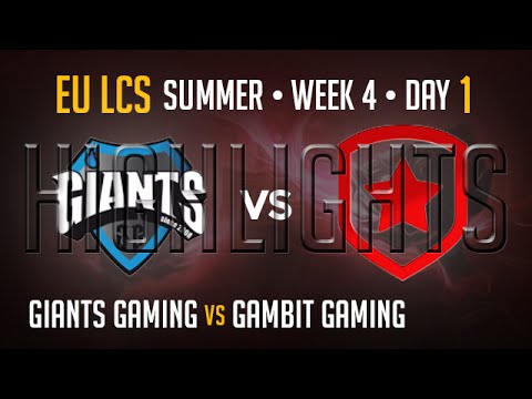 Giants vs Gambit Gaming HIGHLIGHTS | Week 4 EU LCS Summer Split 2015 S5 | GIA vs GMB W4
