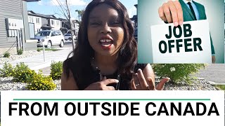 Jobs you can get from outside Canada/Ontario Canada Immigration Update 2020