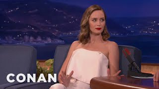 Emily Blunt Seeks To Understand Testicle Pain