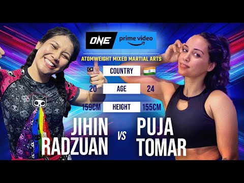 INSANE Women’s MMA War 🤩 Jihin Radzuan vs. Puja Tomar