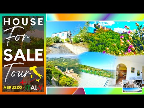 Casa di campagna da sogno in vendita a Roccascalegna, Abruzzo 🇮🇹 — Terrazza e terreno con vista m...